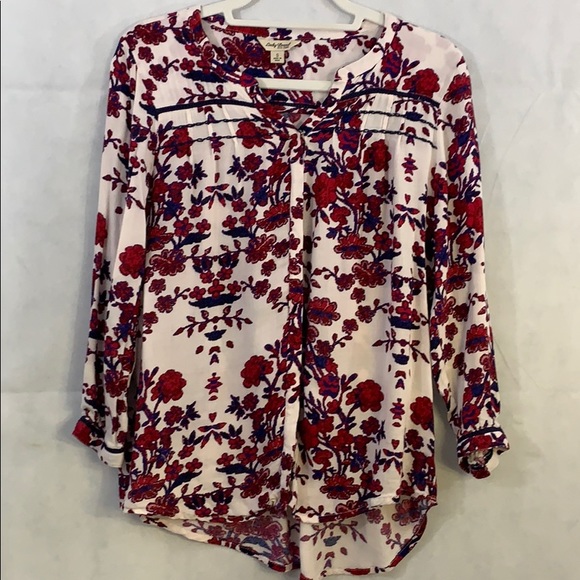 Lucky Brand Tops - Woman’s Lucky Brand long sleeve floral blouse